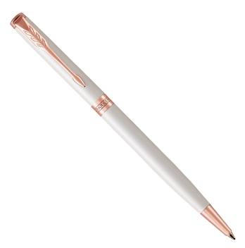 Parker Sonnet Slim Premium K440 Pearl PGT жемчужный шариковая ручка 1931556
